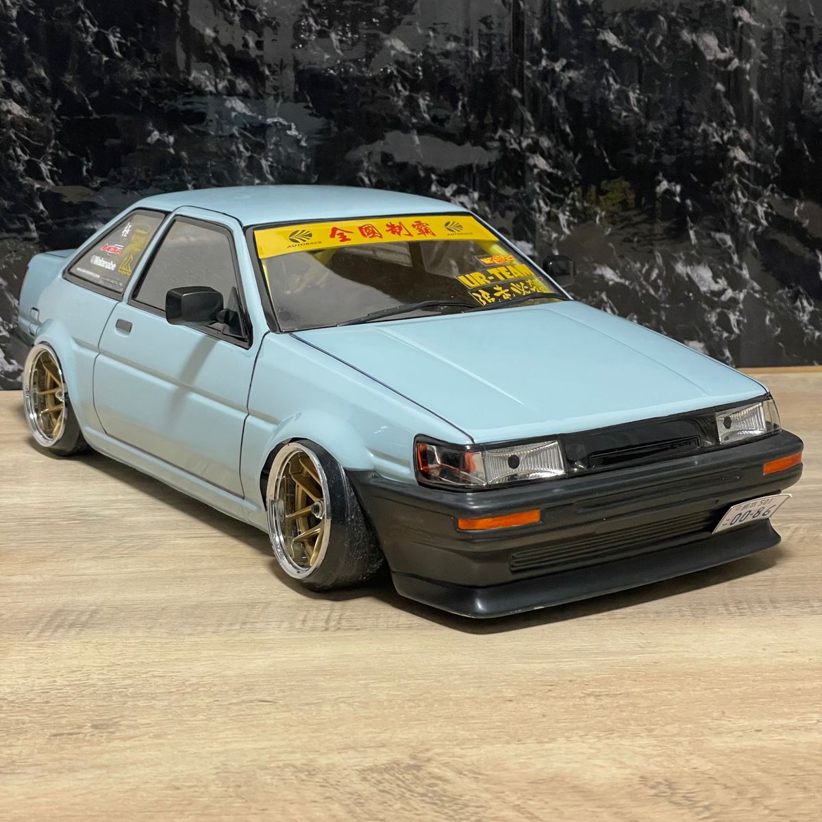 トヨタ レビン86 ドリフト 1/10 ラジコン ボディ rc トレノ 85｜Yahoo