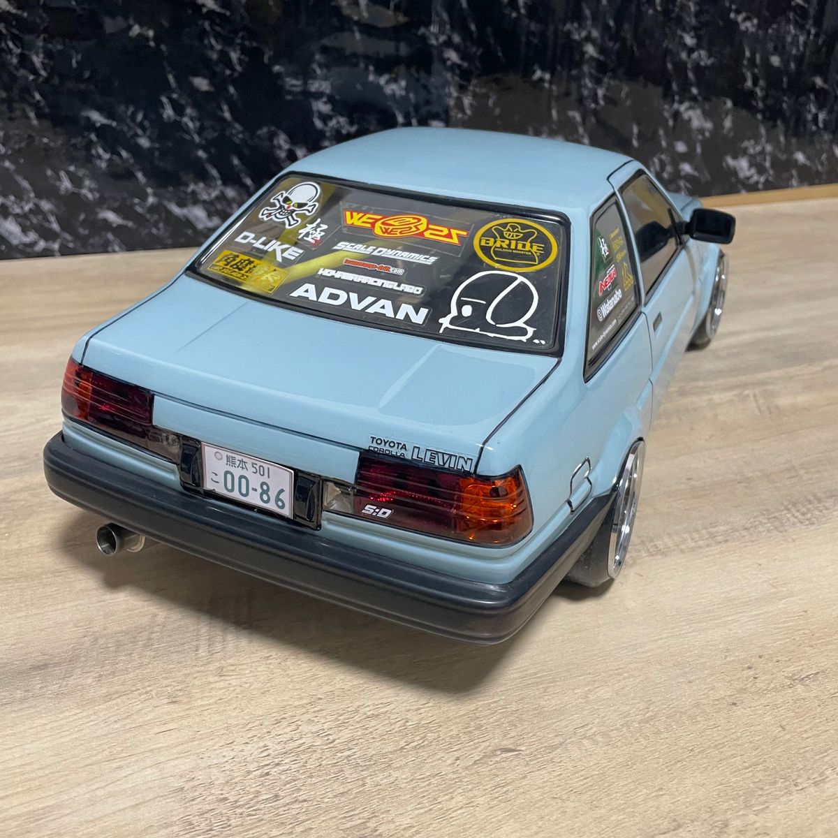 トヨタ レビン86 ドリフト 1/10 ラジコン ボディ rc トレノ 85｜Yahoo