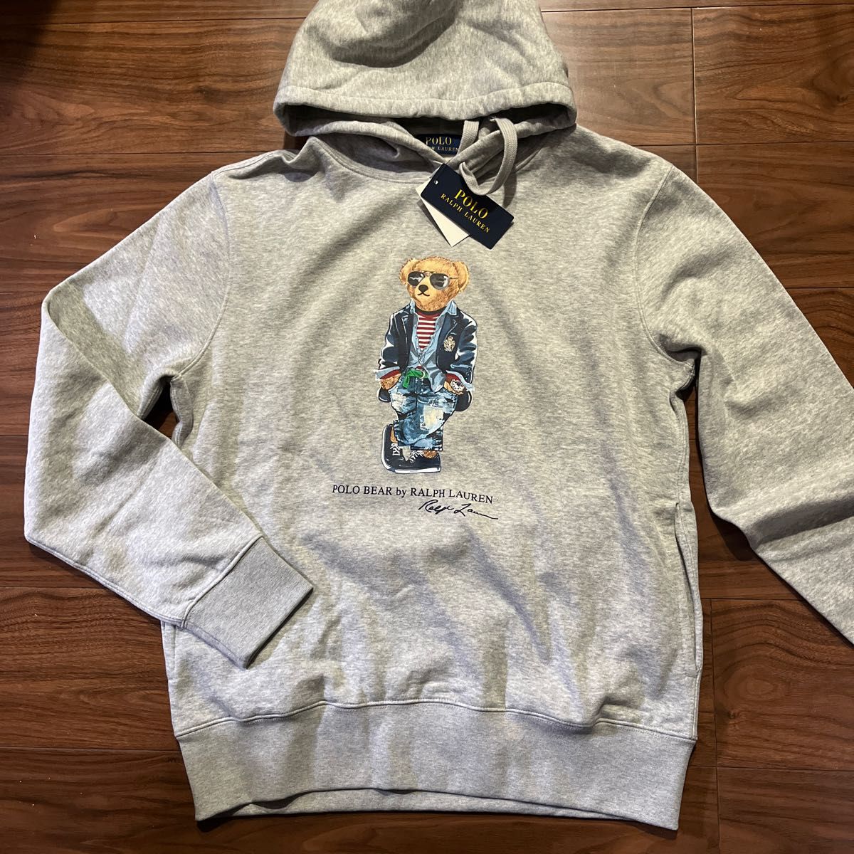 新品 ラルフローレン ポロベアパーカー グレーM｜Yahoo!フリマ（旧