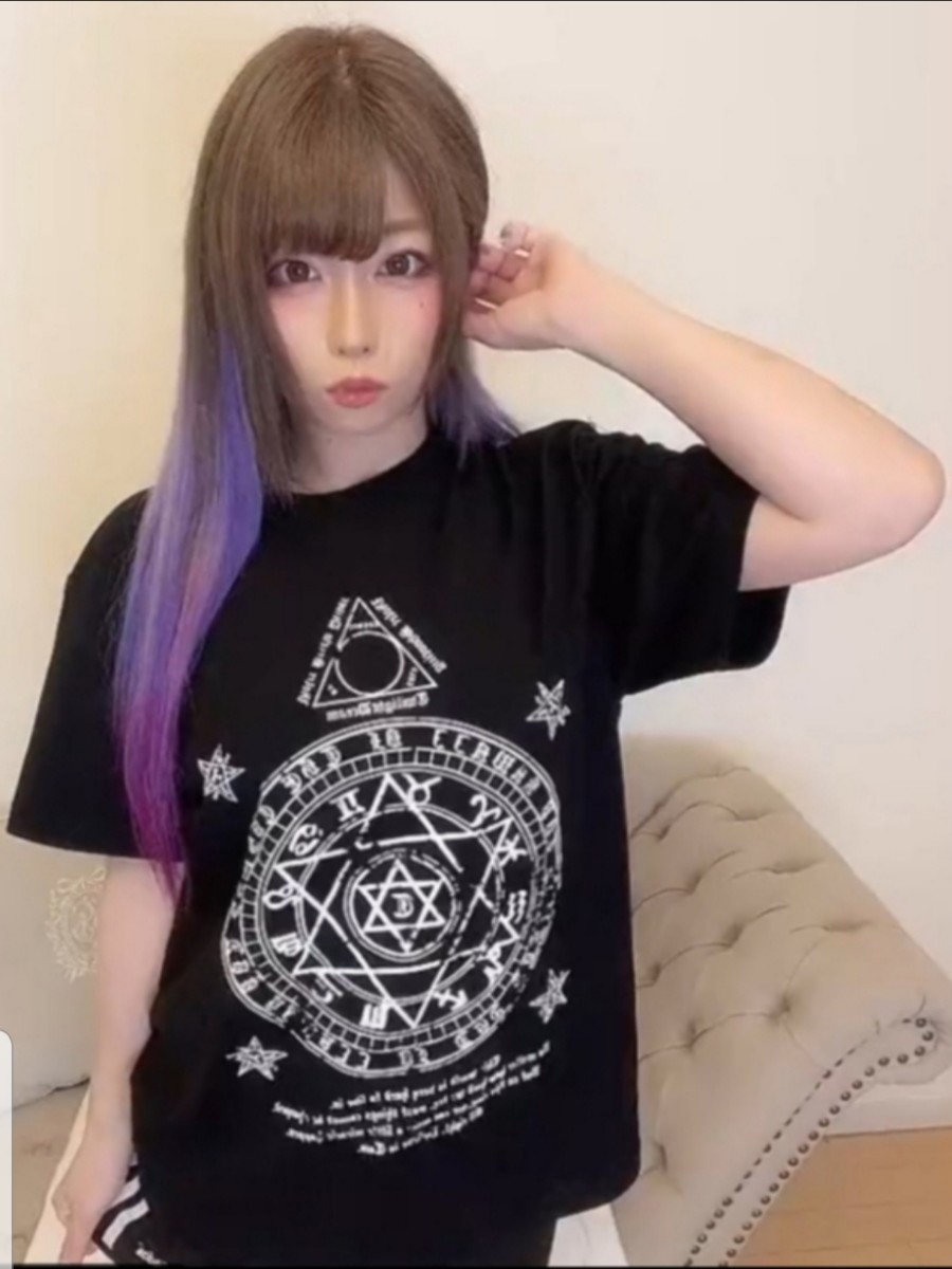 STARDOM スターダム 中野たむ サークルTシャツ L ブラック 中野たむ