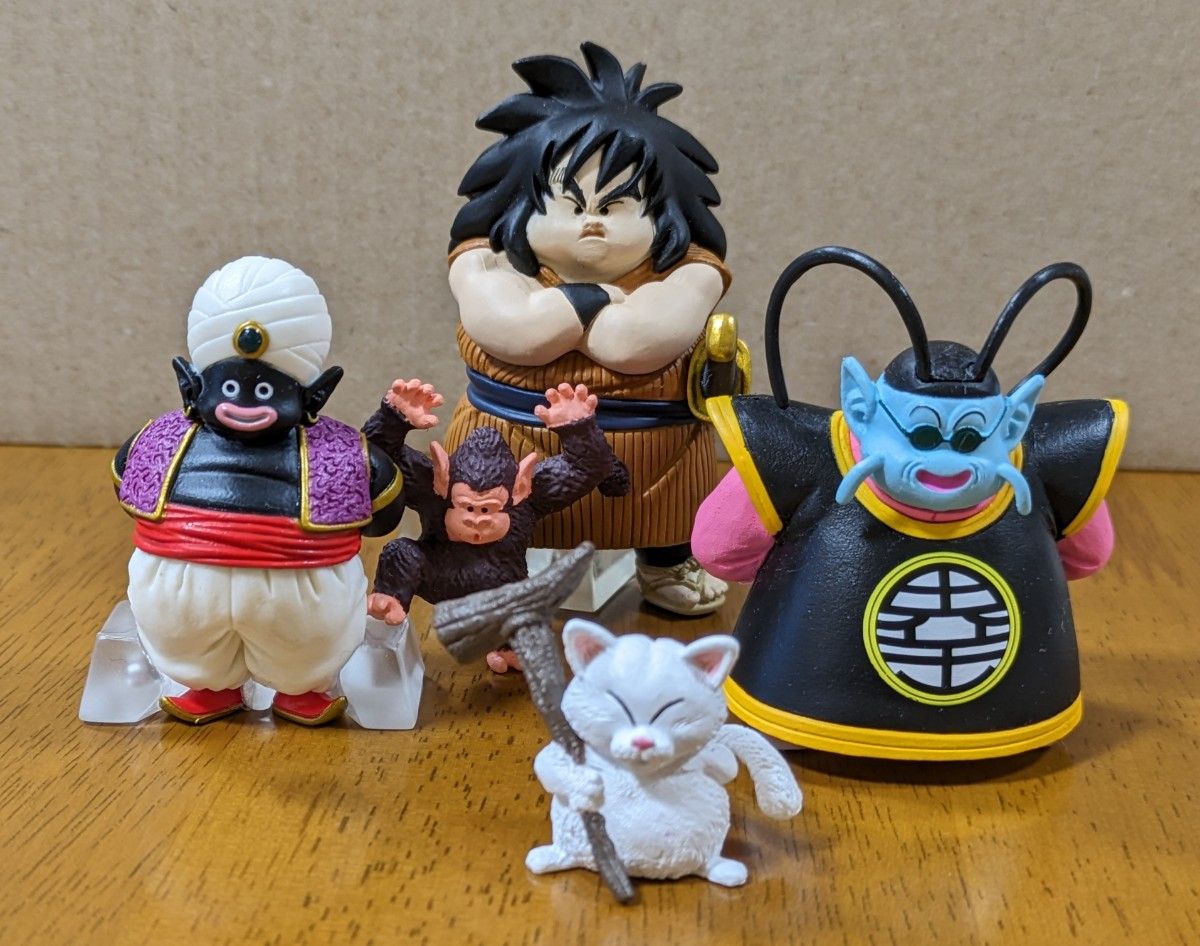 ドラゴボール HG 界王様 カリン様 ヤジロベー バブルス ミスターポポ