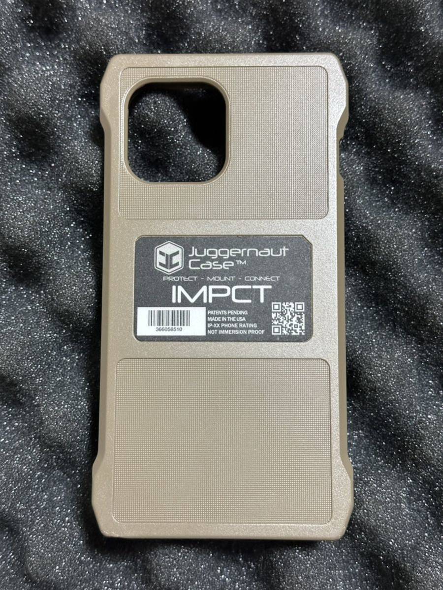 実物 Juggernaut Case IMPCT iPhone13ProMax FDE ジャガーノートケース