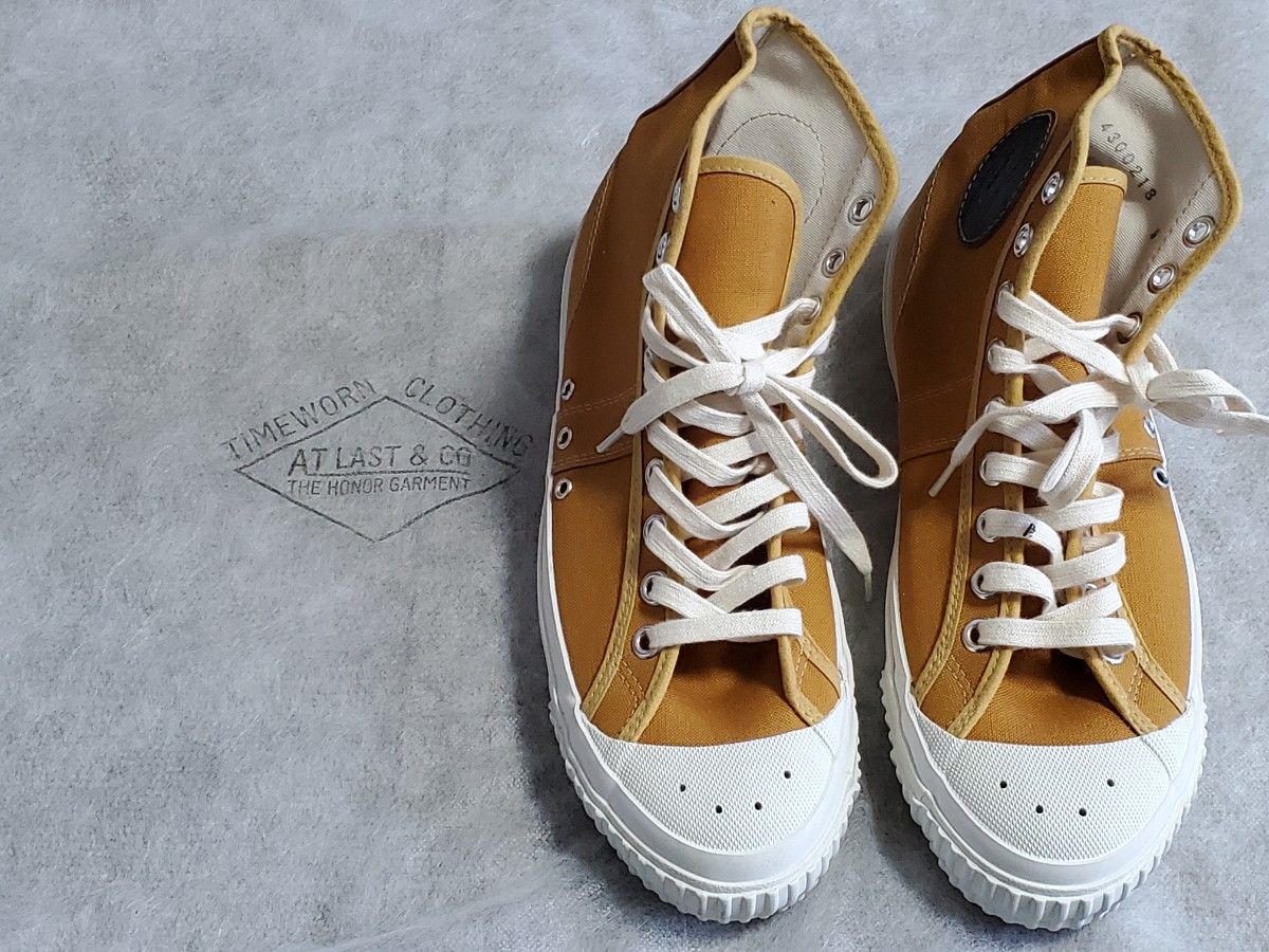 アットラスト KING-B キングビー スニーカー 9 YLW ATLAST ブッチャー