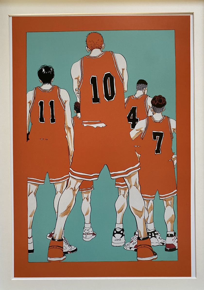 額装品】スラムダンク SLAM DUNK 海外版イラスト 井上雄彦 D 検)セル画