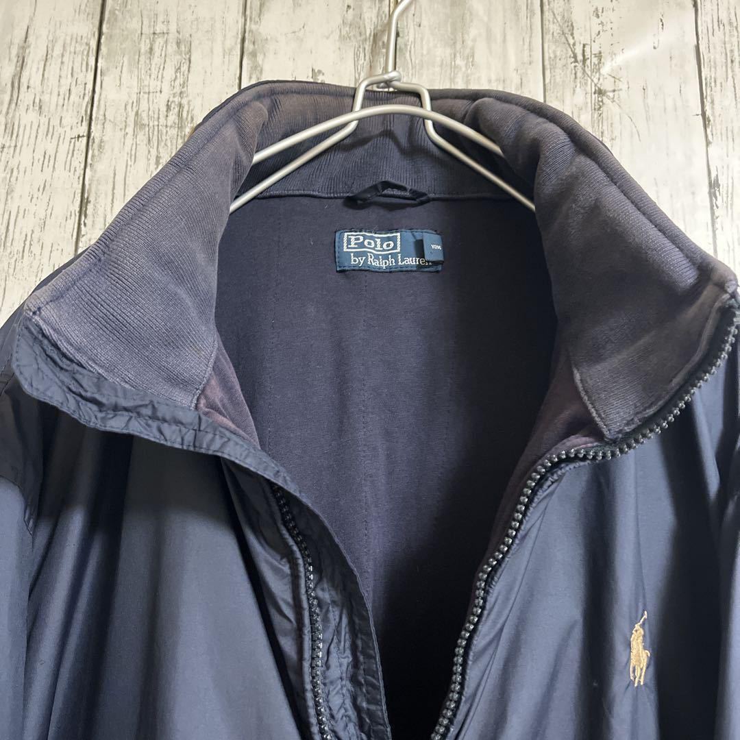 90's Polo by Ralph Laurenラルフローレン ナイロンジャケット XL 紺