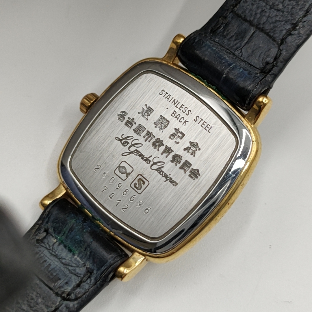 電池切れ】LONGINES ロンジン クォーツ 腕時計 ゴールド文字盤