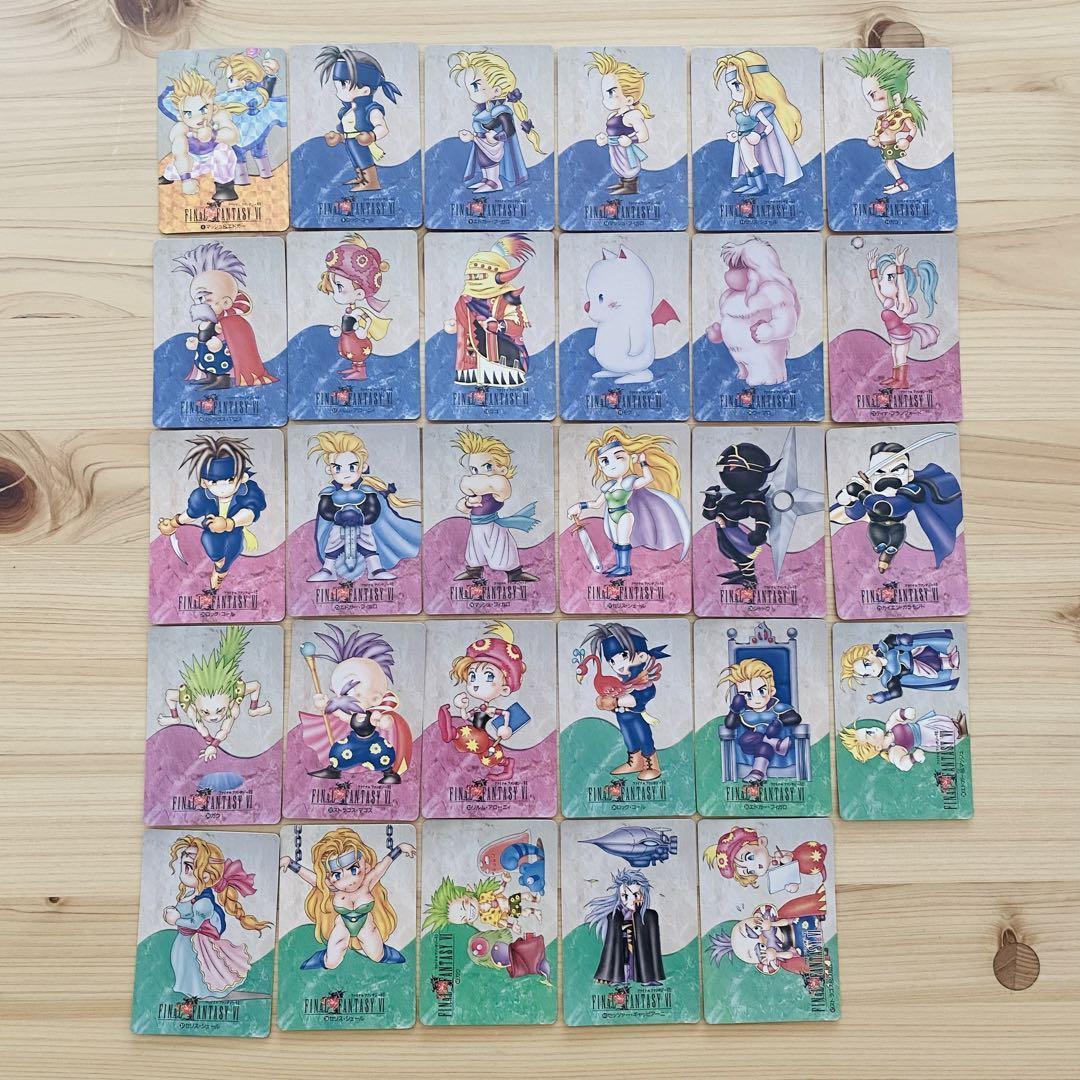 当時品】FINAL FANTASY VI ファイナルファンタジーVI カードダス FF6