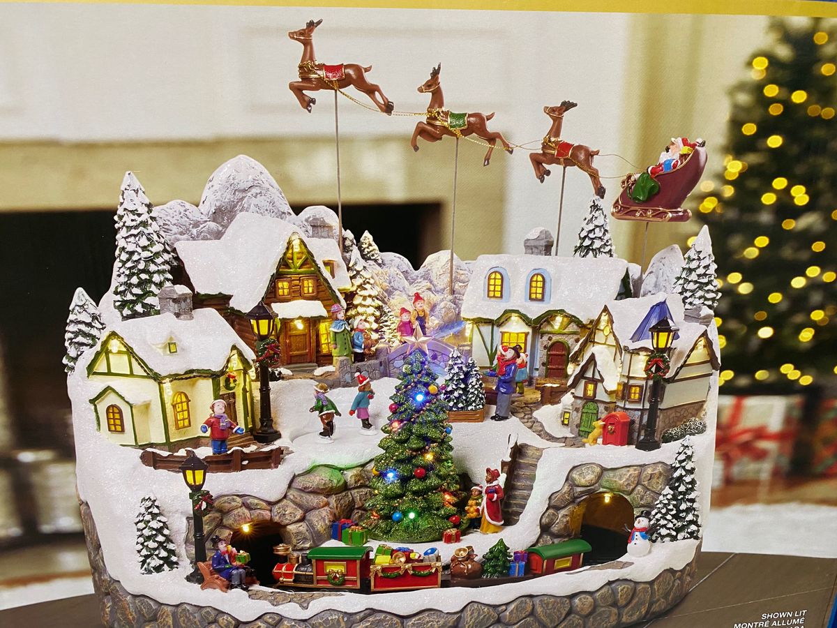 クリスマス ミュージカルビレッジセンターピース ホリデービレッジ