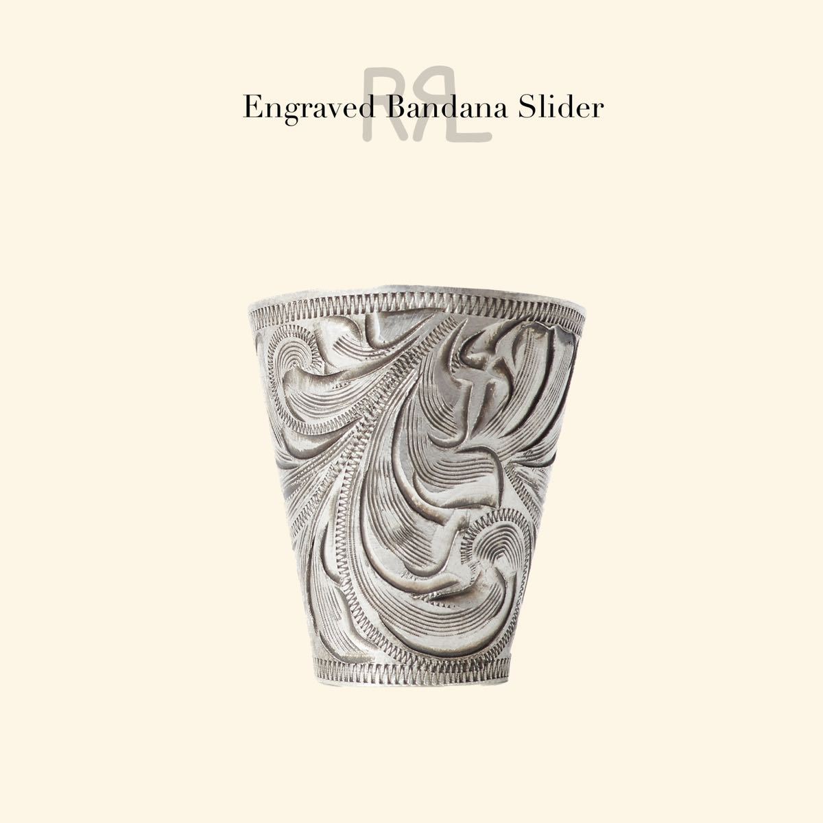 RRL “Engraved Bandana Slider” バンダナ スライダー ウエスタン Ralph