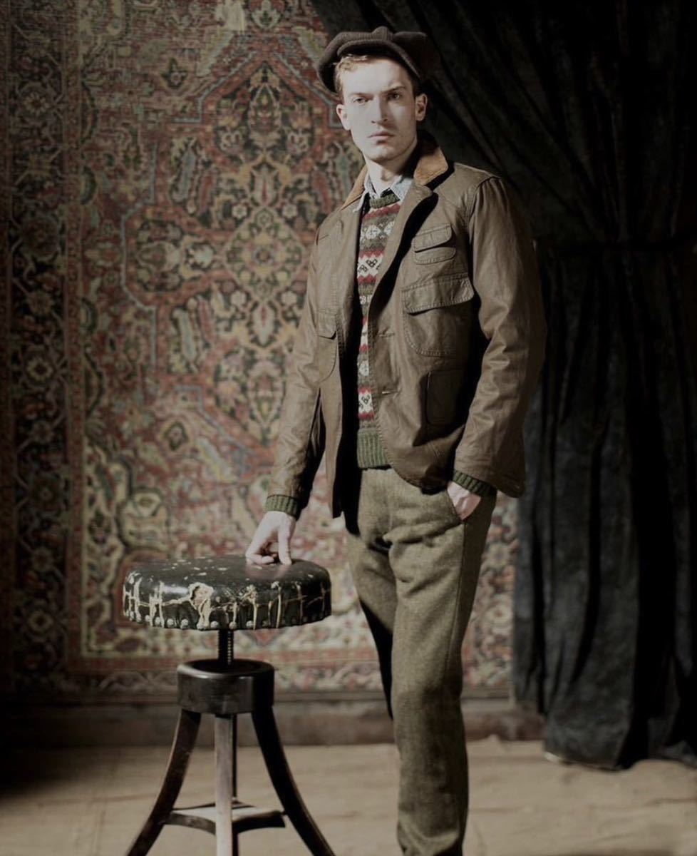 未使用】RRL “Oilcloth Hunting Jacket” S オイルクロス ワックス