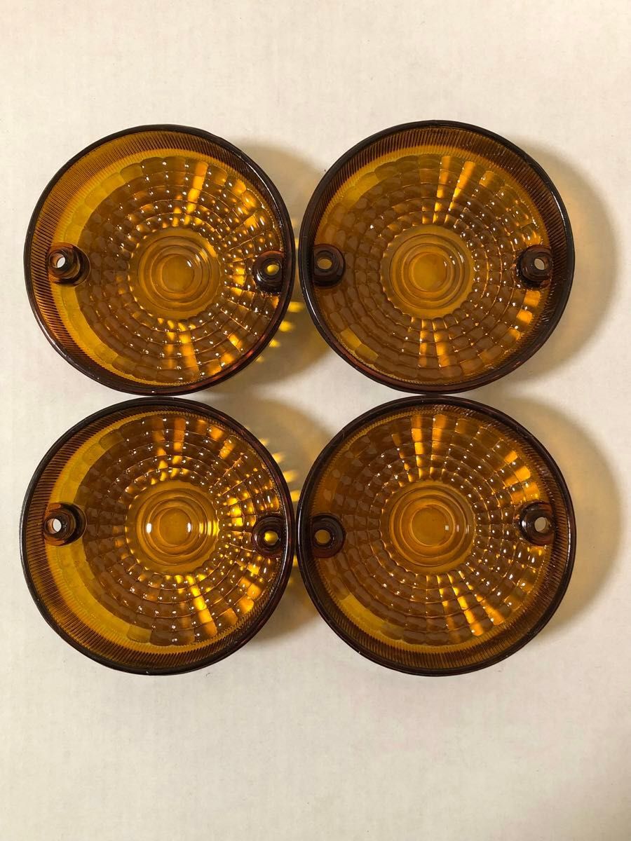 GS400 ウインカーレンズ オレンジ スモーク 純正タイプ クリア