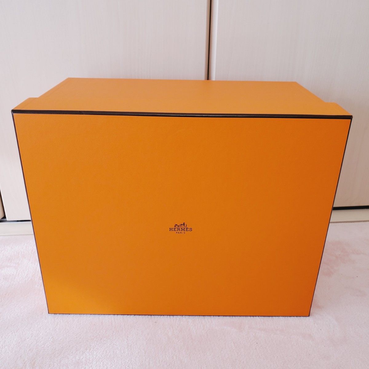 エルメス HERMES ピコタンMM用 空き箱 空箱 オレンジ ボックス 大きな