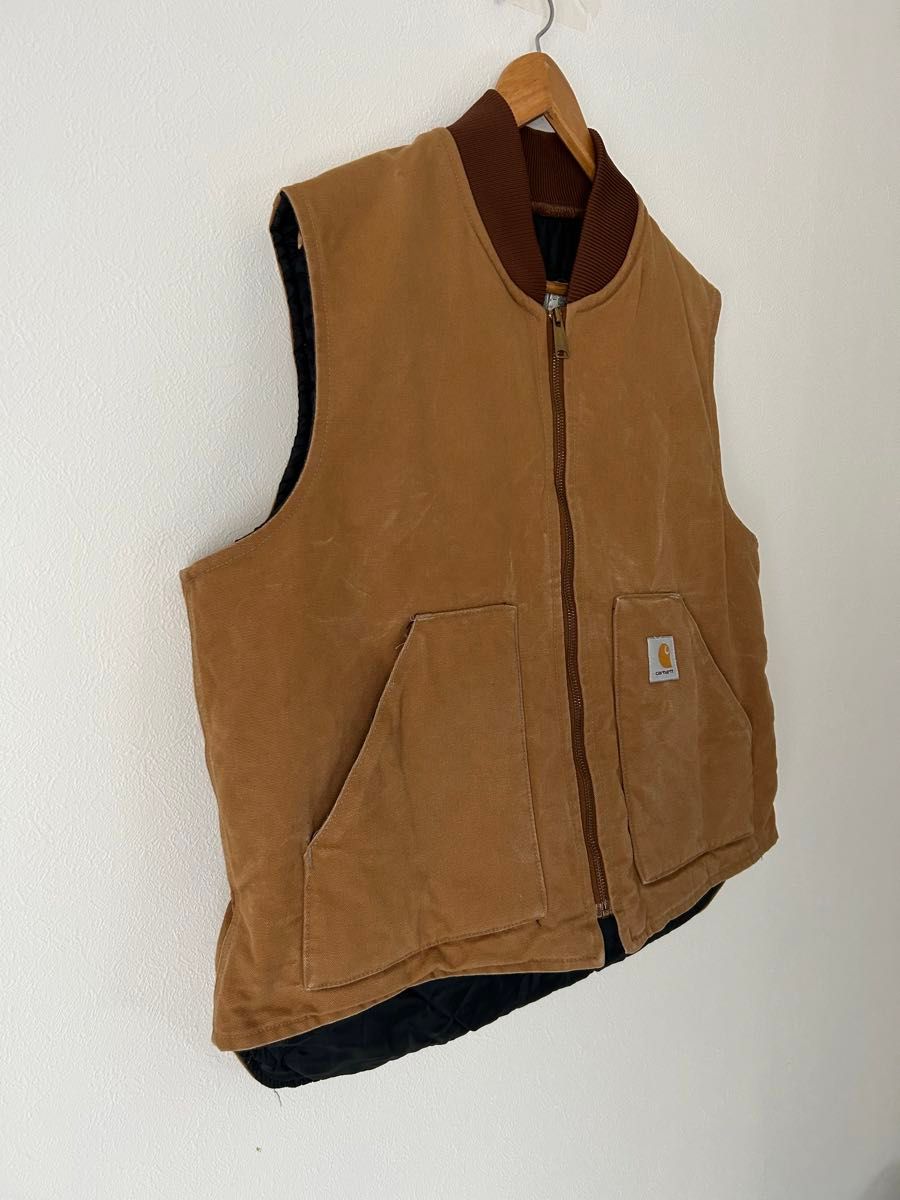 Carhartt カーハート ベスト ダックベスト 中綿 ワークベスト ブラウン