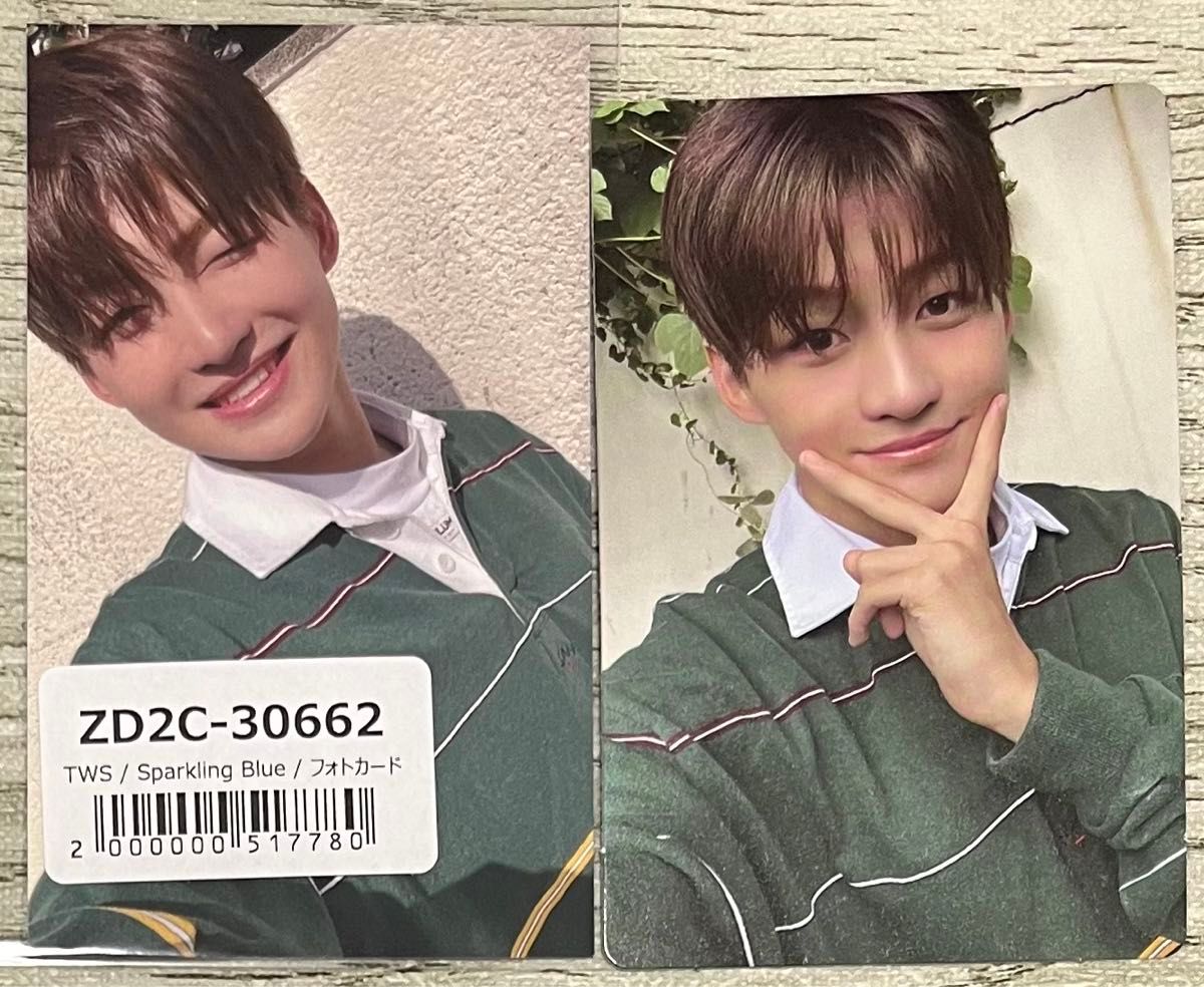 TWS JIHOON ジフン Sparkling Blue トレーディングカード トレカ