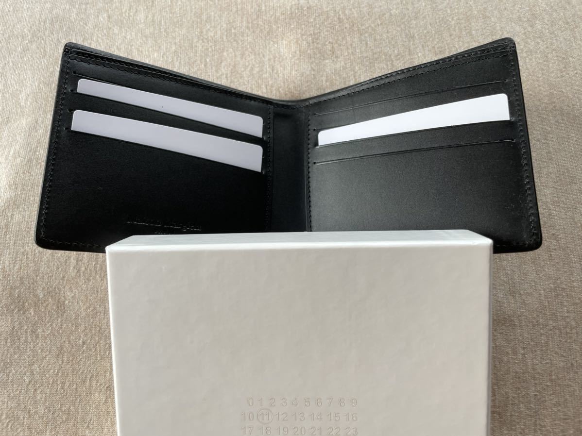 黒新品 メゾンマルジェラ スプラッシュペイント カレンダータグ 折り