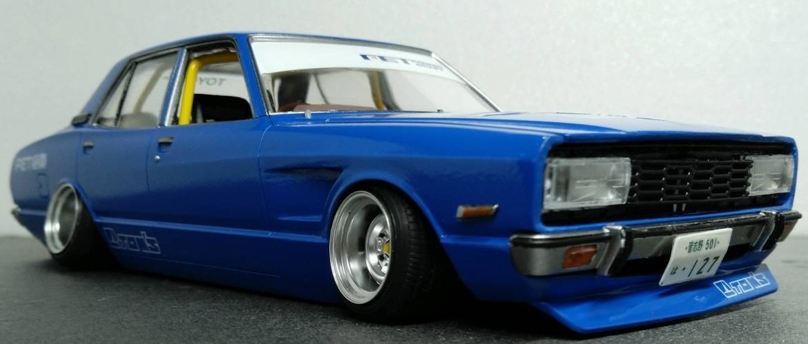 Yahoo!オークション - フジミ製1/24マーク2(ブタ目マーク2)完成品.旧車