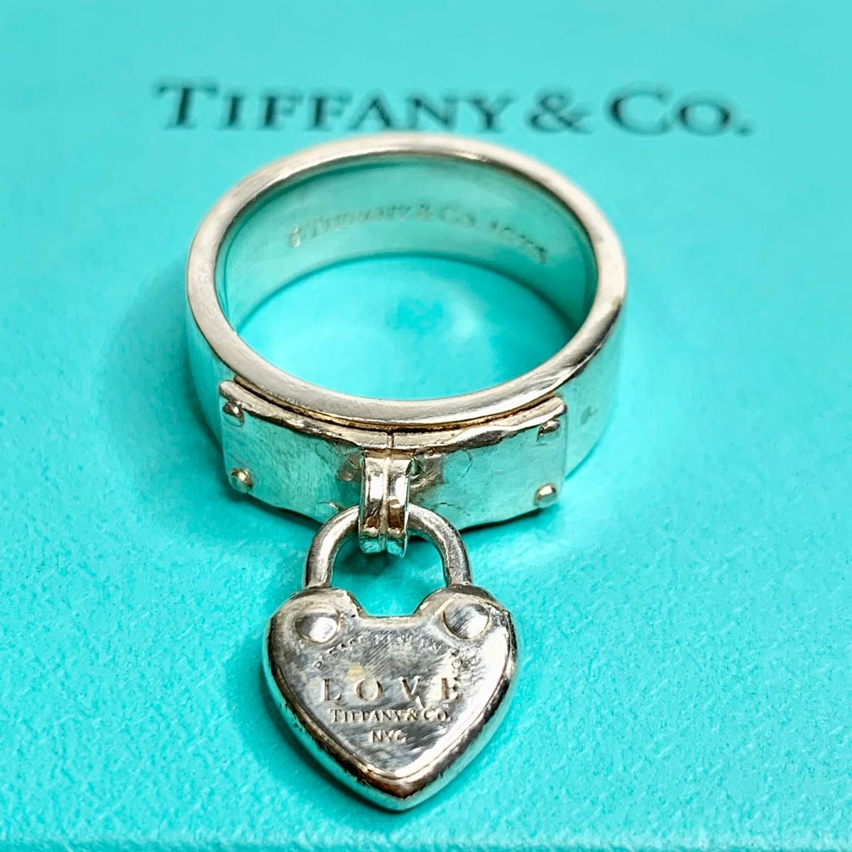 希少 TIFFANY&Co ティファニー ラブロック リング ヴィンテージ｜Yahoo