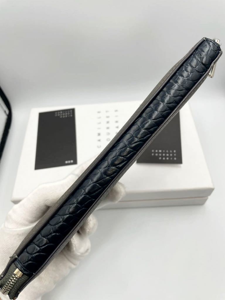 極美品 現行ロゴ カミーユフォルネ ラウンドファスナー 長財布