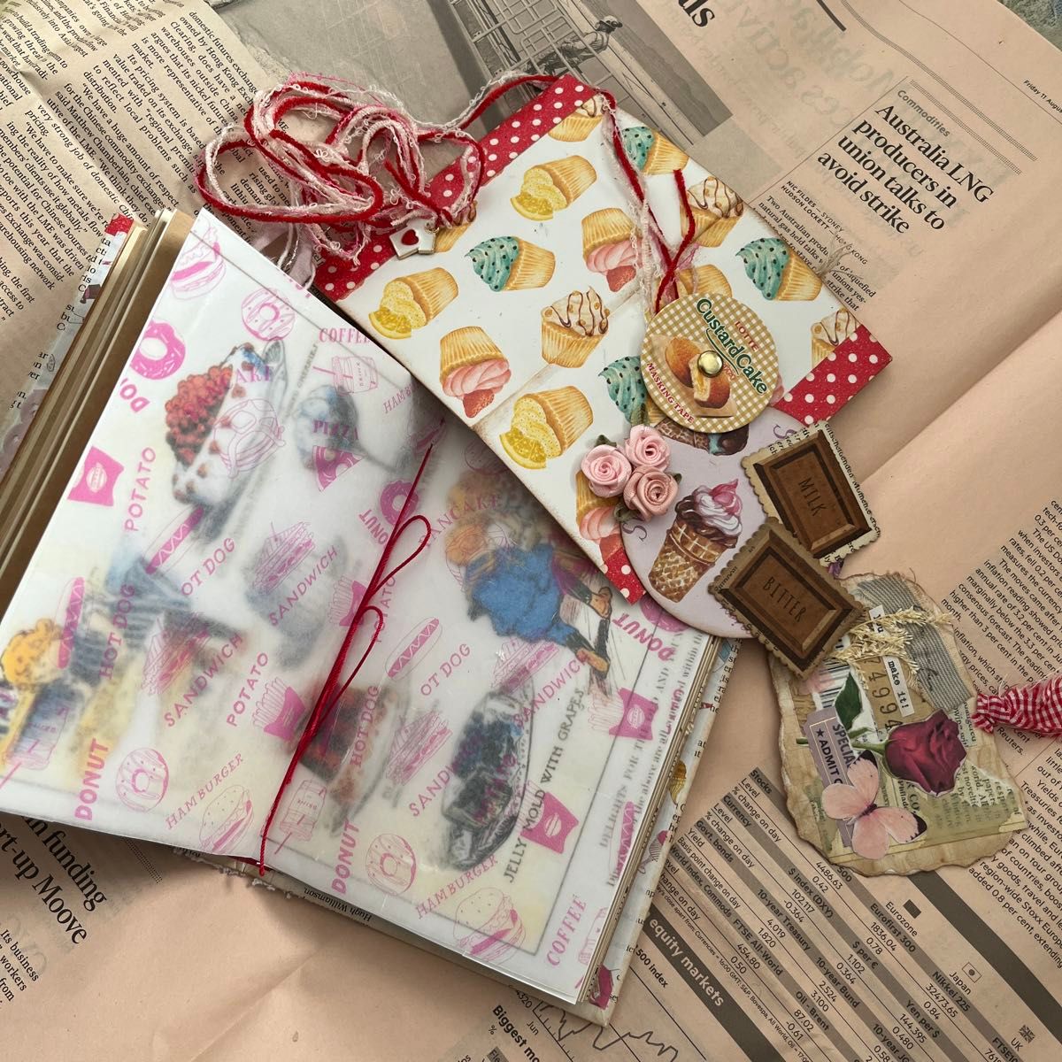 E) 雑記帳 ジャンクジャーナル お菓子 ハンドメイド｜Yahoo!フリマ
