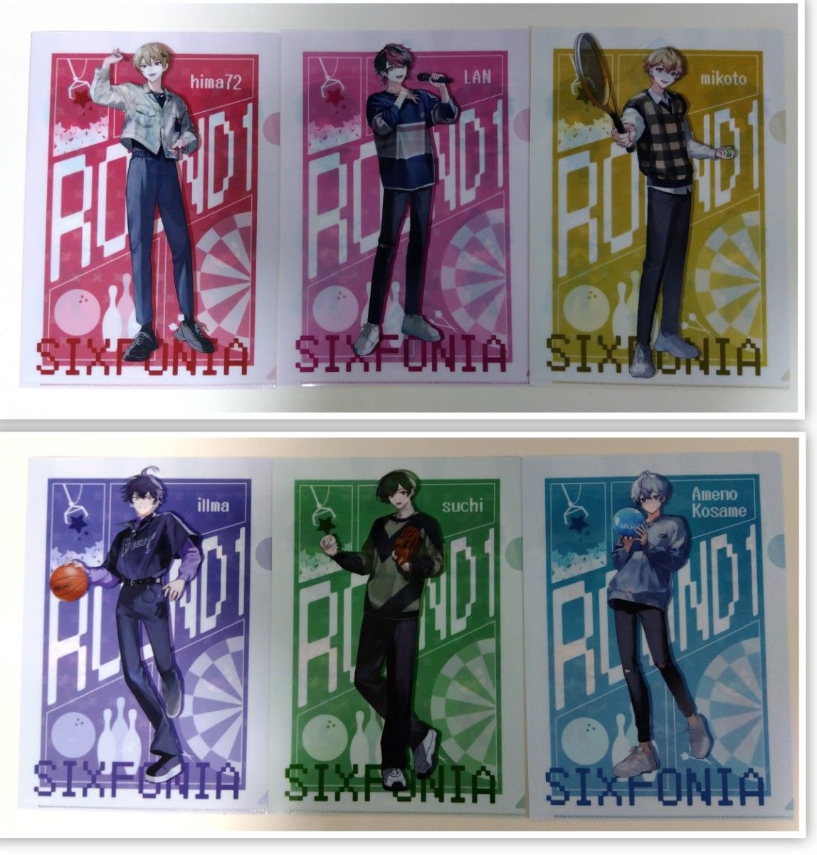 シクフォニ クリアファイル 全6種セット ラウンドワン限定 シクフォニ