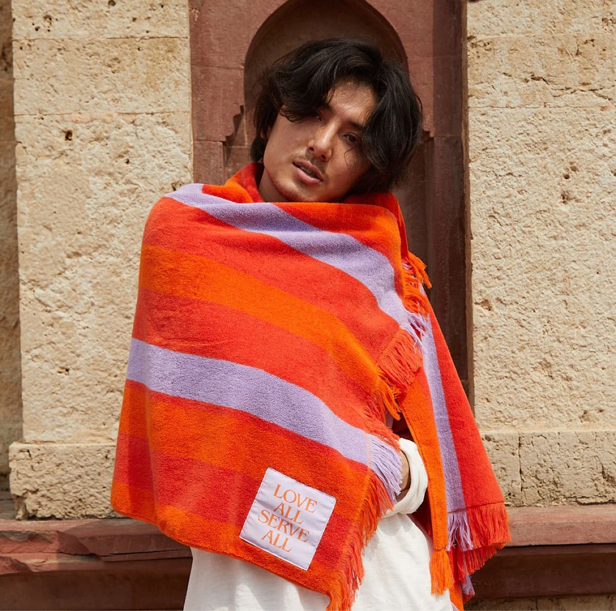 藤井風 LASAボーダーバスタオル 未開封・未使用 LOVE ALL SERVE ALL