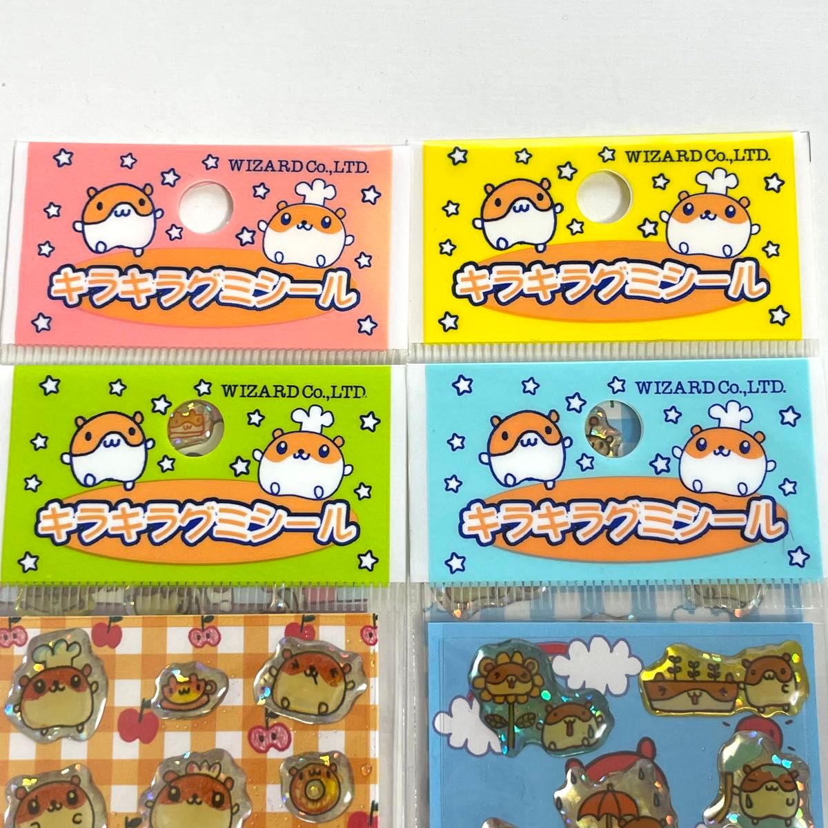 む*ぎ様 平成レトロ/当時物 シール まとめ売り ぷっくりシールあり