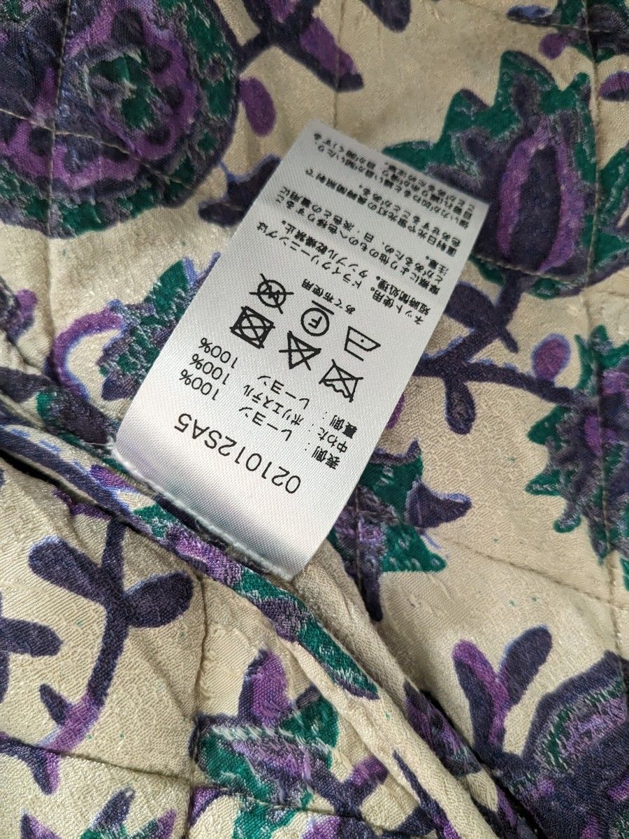 Sara mallika サラマリカ BLK PRINT JACKET ヌキテパ キルティング