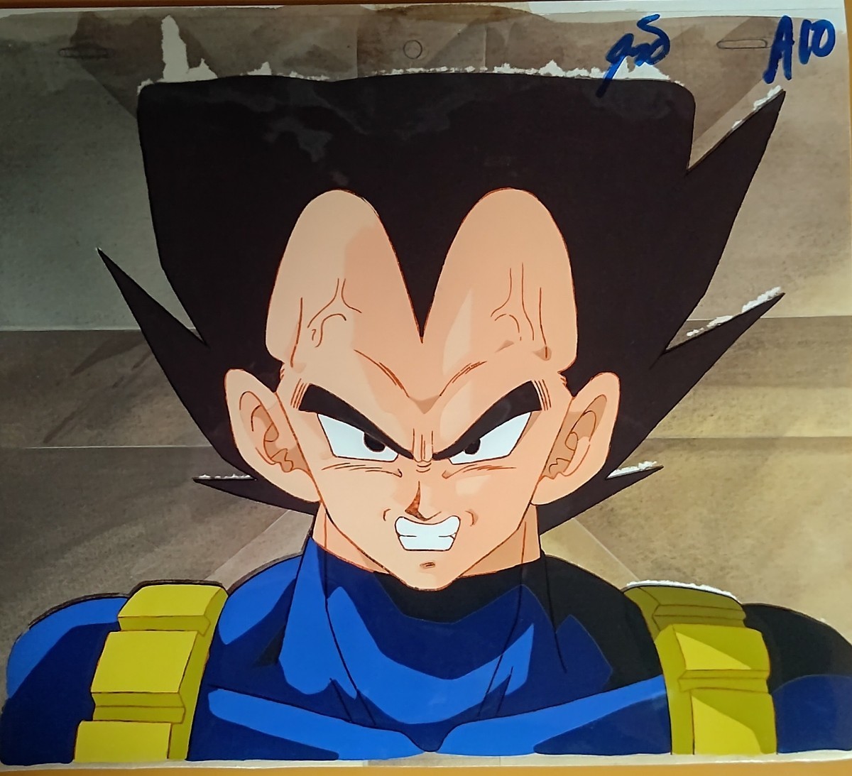Yahoo!オークション - ドラゴンボールZ ベジータ 背景付セル画A10END