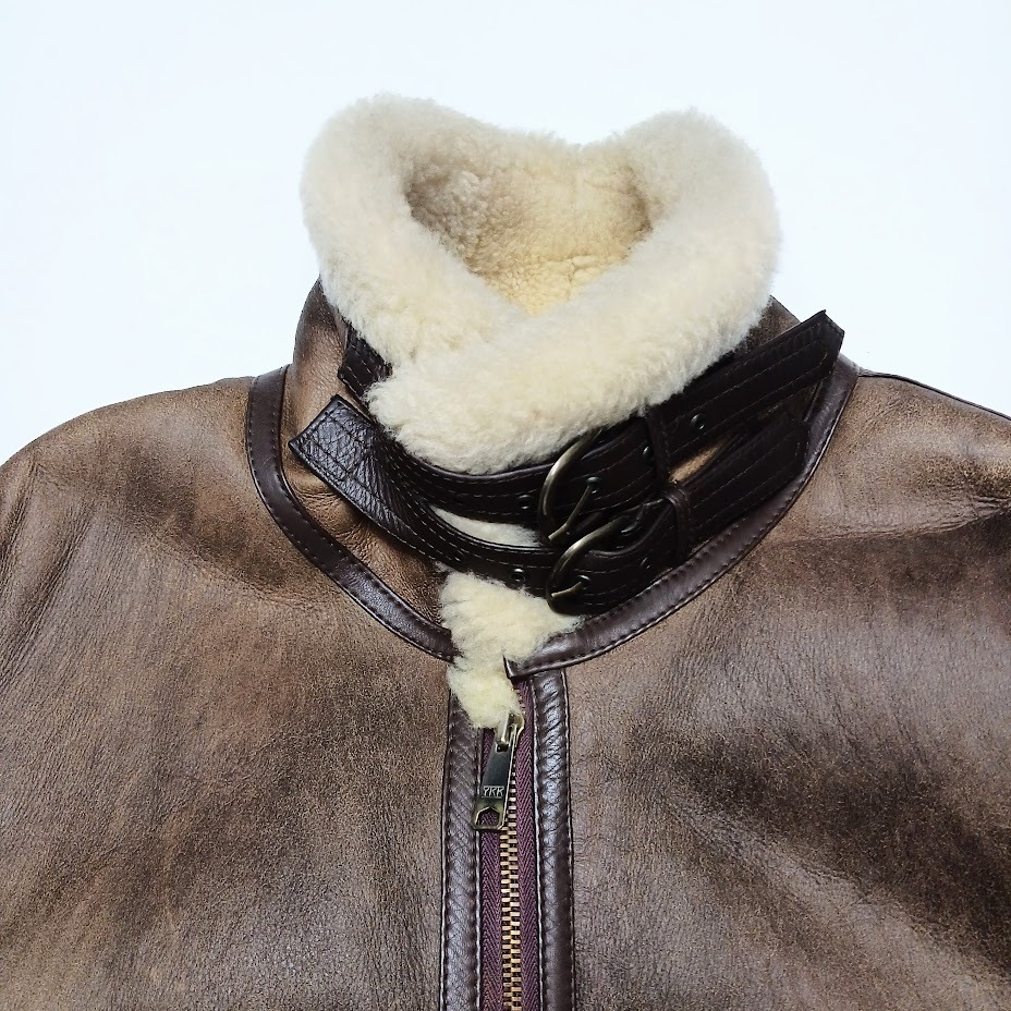 ∀ NICHIWA ニチワ B-3 フライトジャケット wind armor レザー