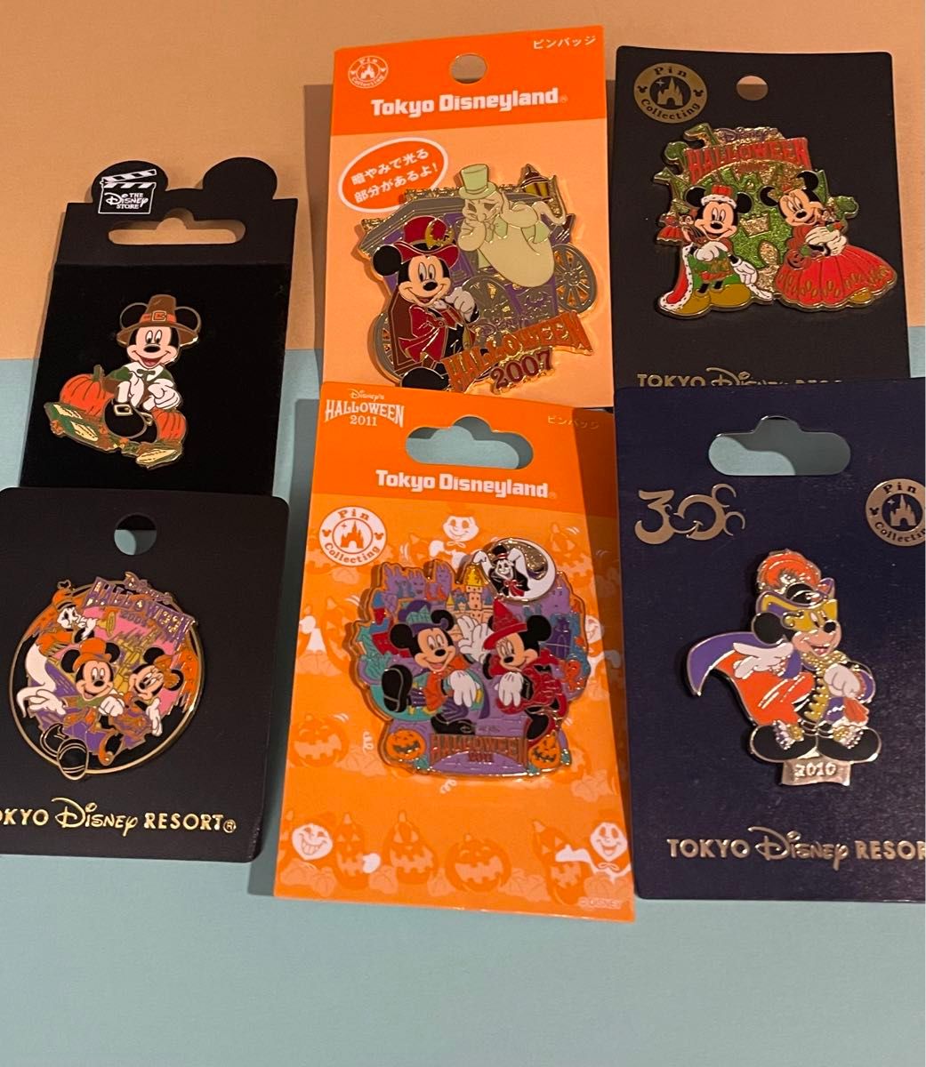 ディズニーハロウィン ピンバッジ ディズニーランド｜Yahoo!フリマ（旧