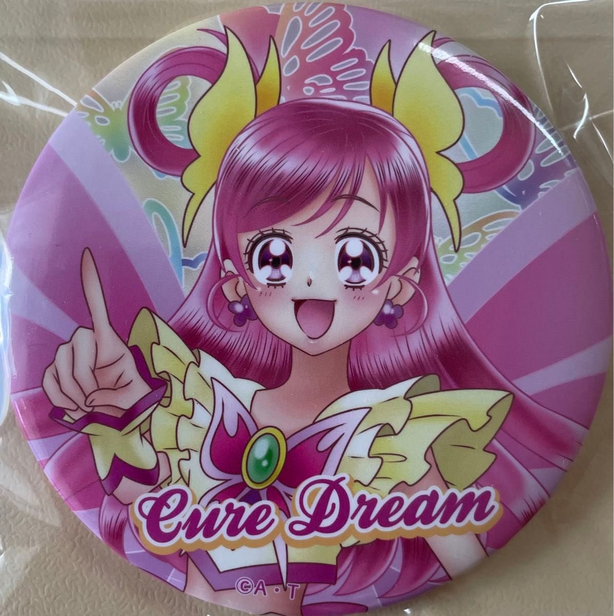 全プリキュア展ブラインド缶バッチキュアドリーム×2点