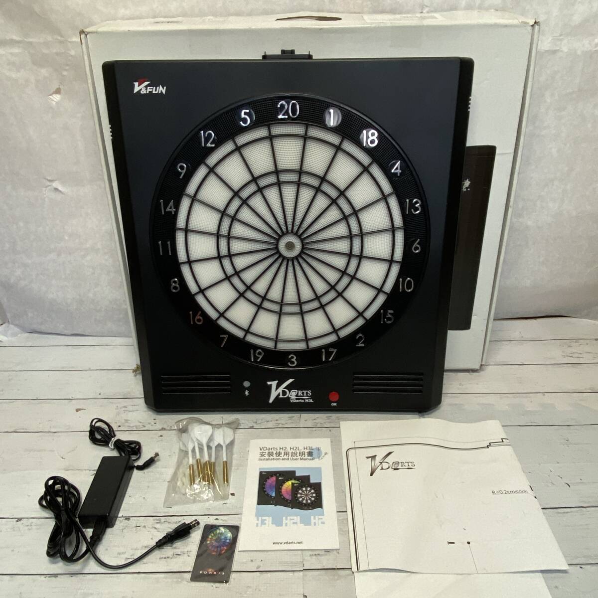 ハイスペック LED ダーツ ボード VDarts H3L オンライン Darts Vダーツ