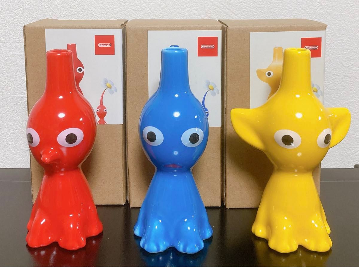 ピクミン 一輪挿し 赤ピクミン 青ピクミン 黄ピクミン 3種類セット