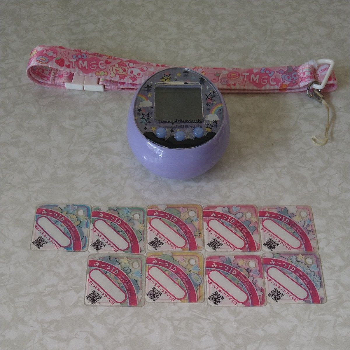 たまごっちみーつ（マジカルみーつVer ） パープル みーつIDカード付