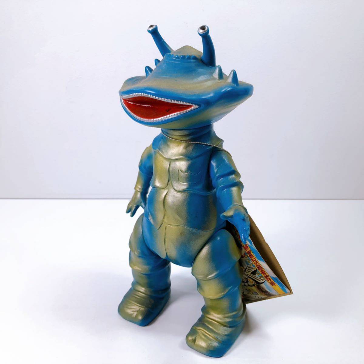 Yahoo!オークション - 115当時物 ブルマァク カネゴン ソフビ ウルトラ