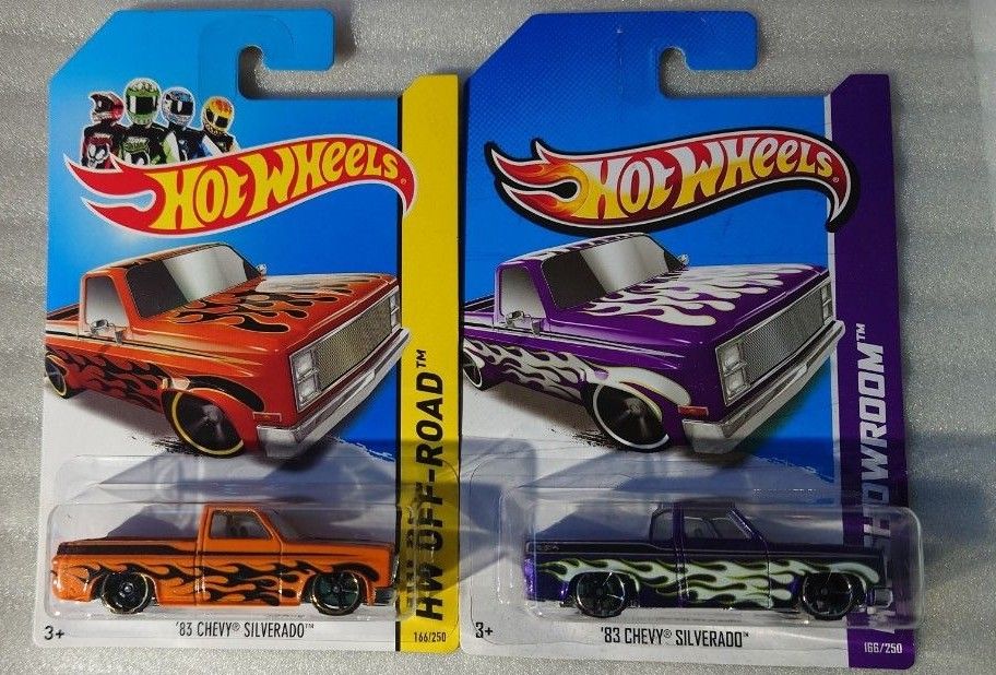 匿名配送】hotwheels 83 CHEVY SILVERADO ホットウィール シェビー