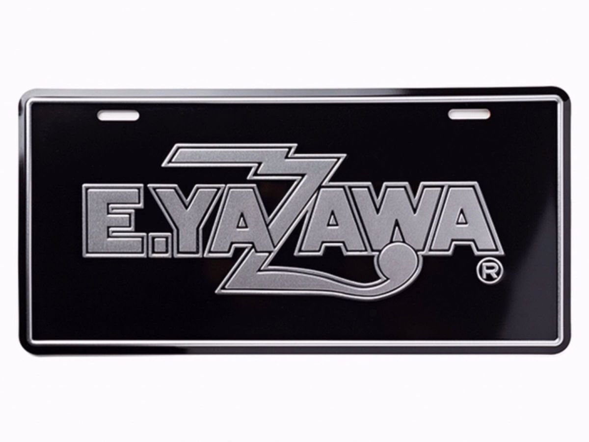 矢沢永吉 ナンバープレート(ロゴ) ブラック／シルバー｜Yahoo!フリマ