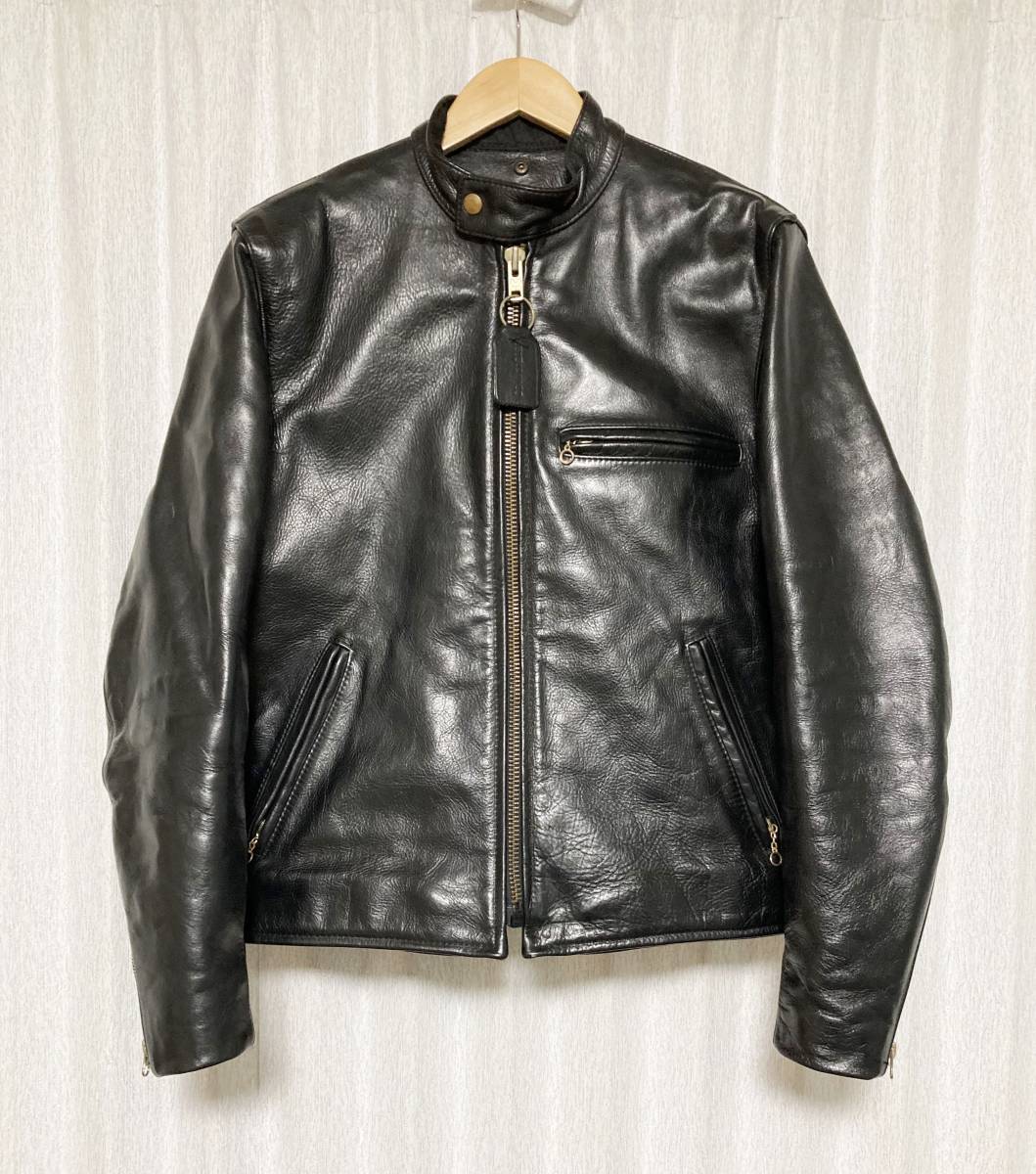 Yahoo!オークション - サイズ42 美品 [VANSON] TYPE B シングルライダ