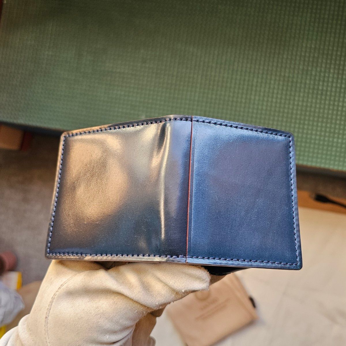 未使用 交渉歓迎 ガンゾ shell シェルコードバン BOX 小銭入れ