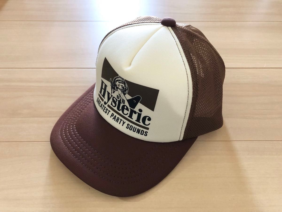 ヒステリックグラマー GUITAR GIRL メッシュキャップ 茶色｜Yahoo