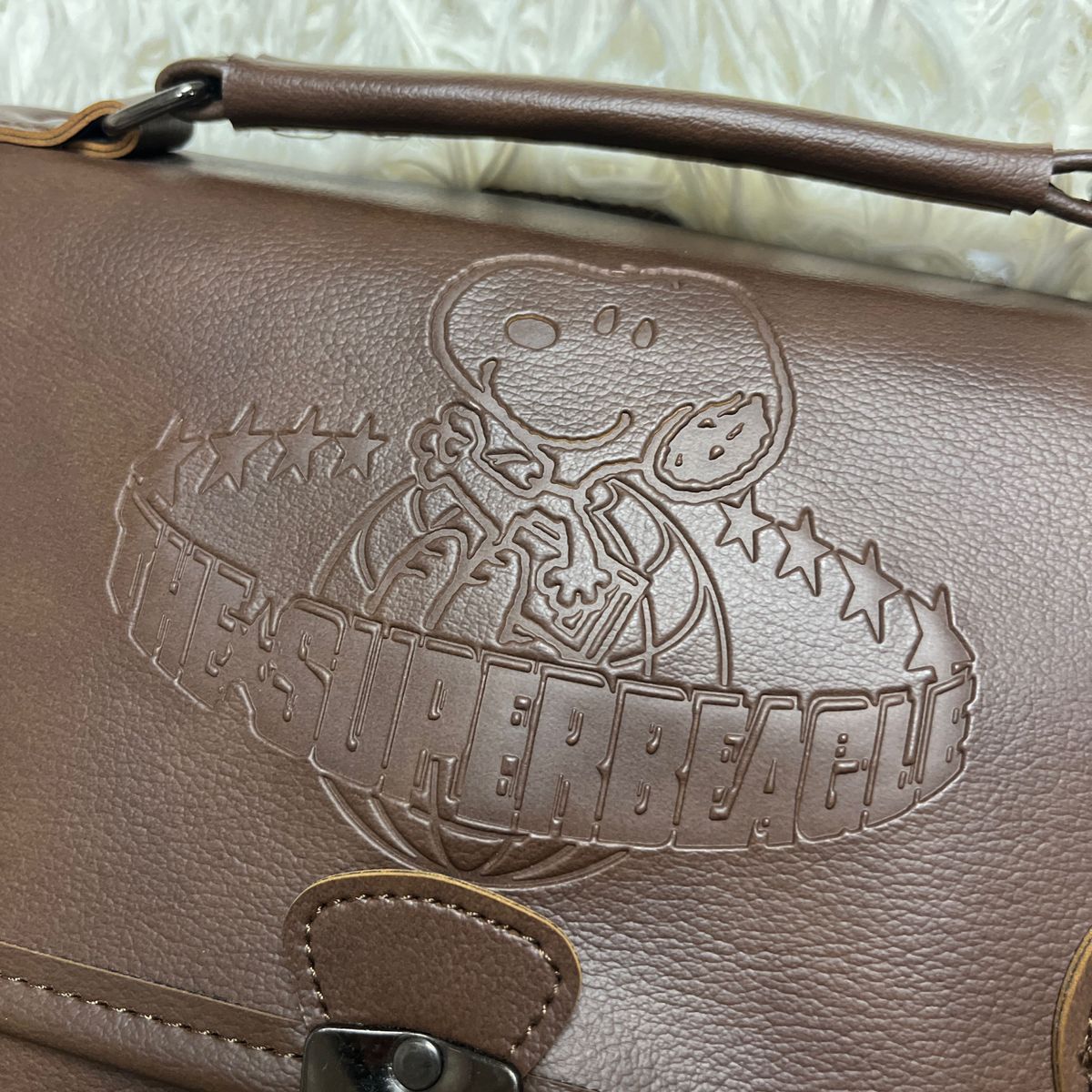 アンティーク】スヌーピー☆学生かばん☆中古品