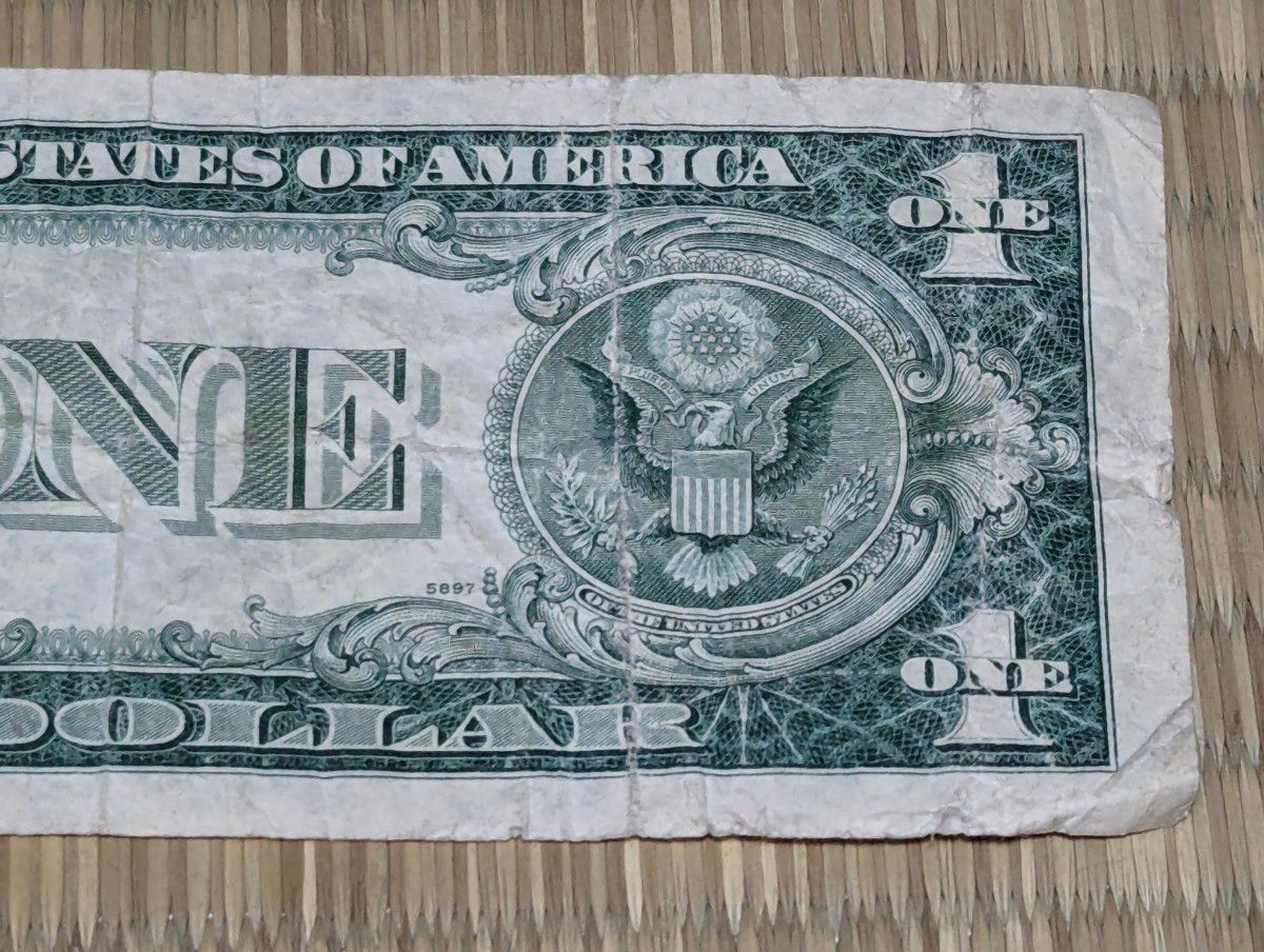アメリカ 1935年 1ドル札 1$札 ブルーシール アメリカ紙幣 一ドル札
