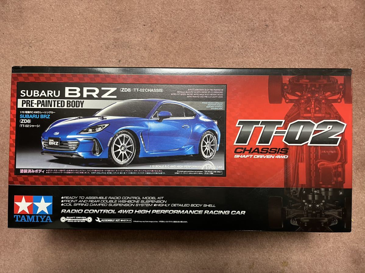 Yahoo!オークション - タミヤ TT-02 スバル BRZ （塗装済みボディ） 新