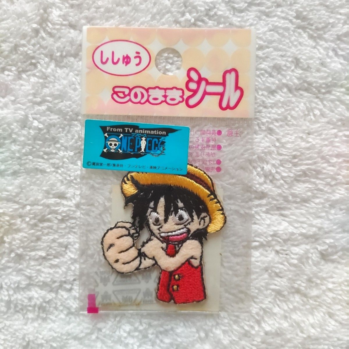 ONE PIECE ワンピース モンキー・D・ルフィ 刺繍 シール｜Yahoo!フリマ