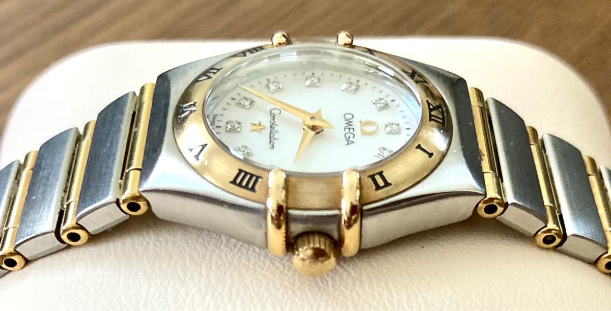 オメガ OMEGA 1262-75 コンステレーション 12Pダイヤ ホワイトシェル