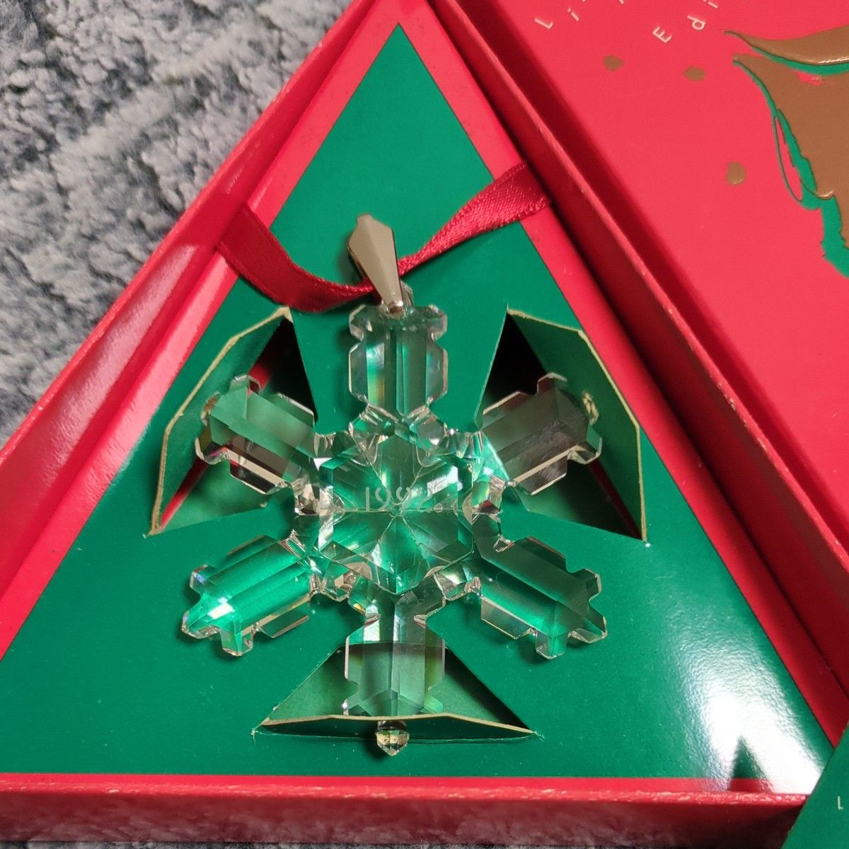 スワロフスキー クリスマス オーナメント 1992年 限定作品 置物
