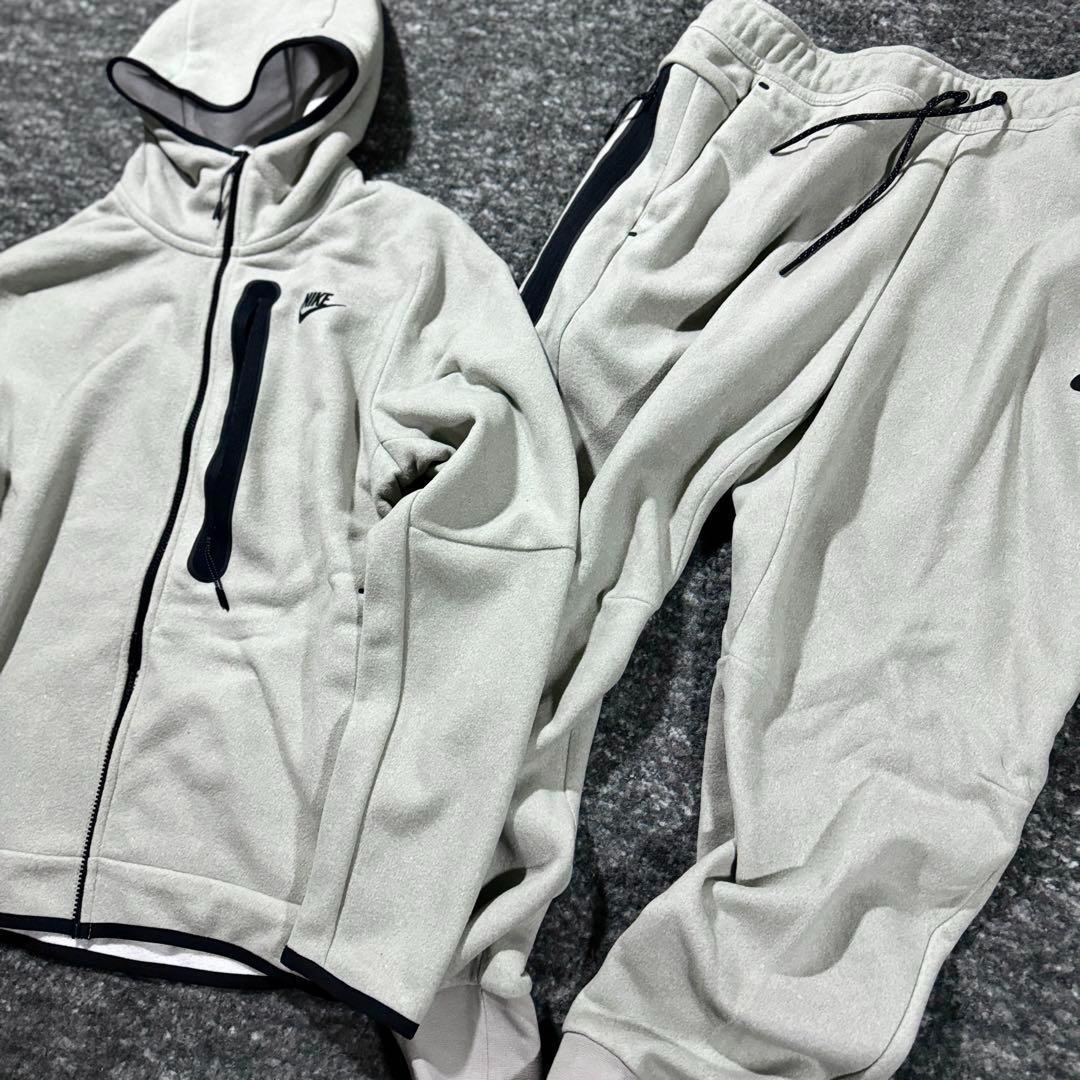新品 ナイキ テックフリース 上下 セットアップ 2XLsize グレー NIKE