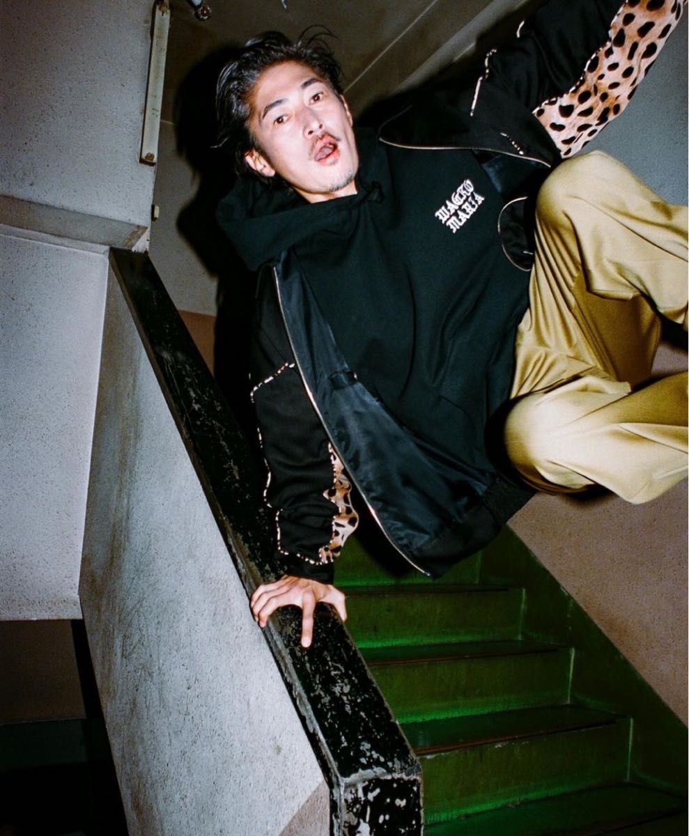 WACKO MARIA レオパードウエスタンジャケット ブラックSサイズ 窪塚