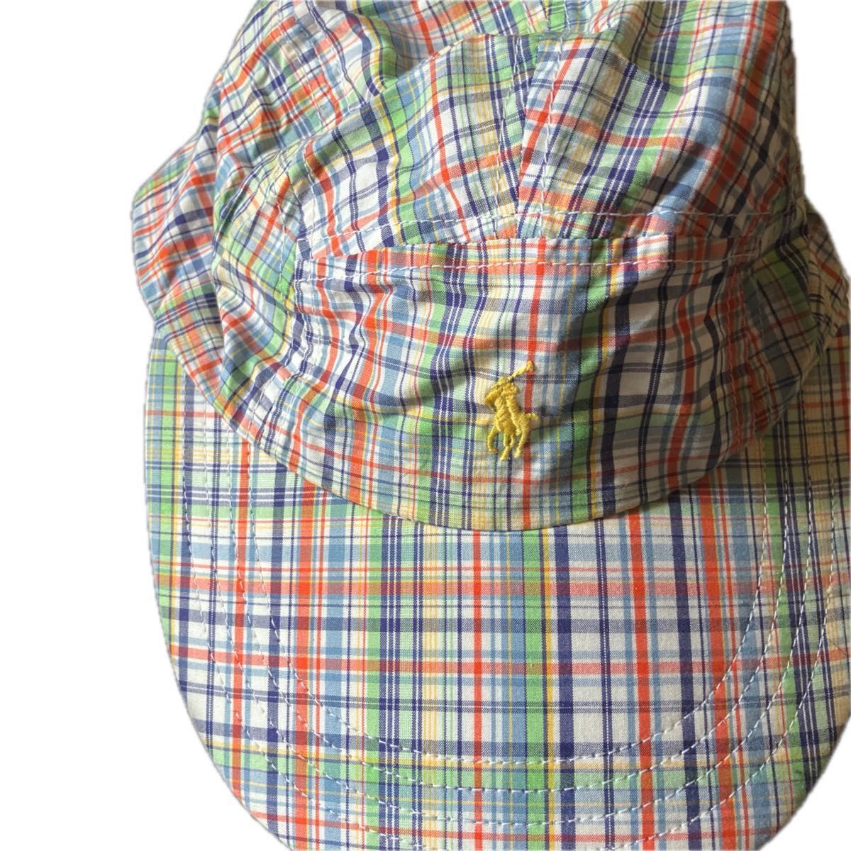 Polo Ralph Lauren ポロラルフローレン チェック柄 ジェット キャップ