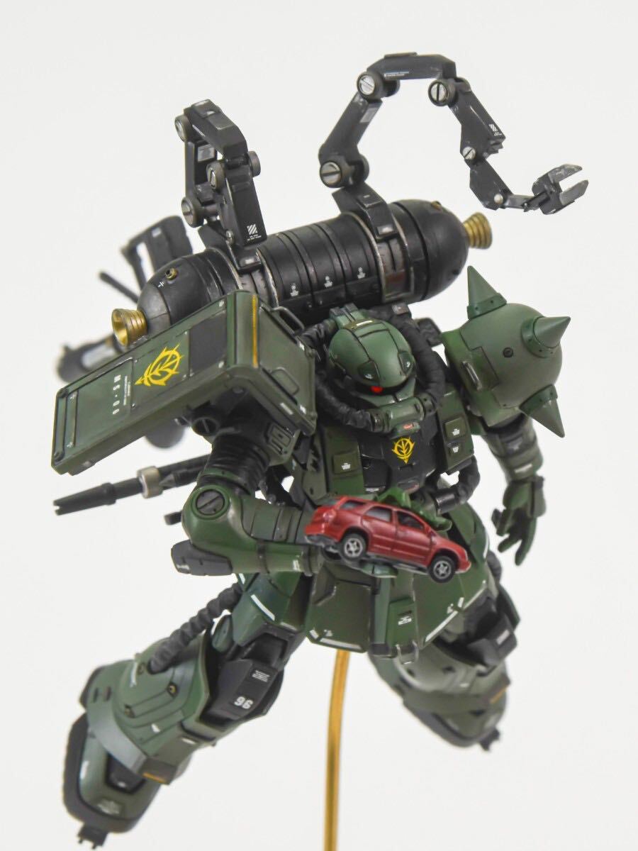 Yahoo!オークション - HG サンダーボルト版ザクII 塗装済み完成品